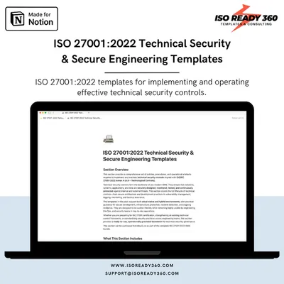 Technical Security & Secure Engineering Templates — document preview